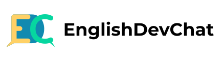 englishdevchat logo with name